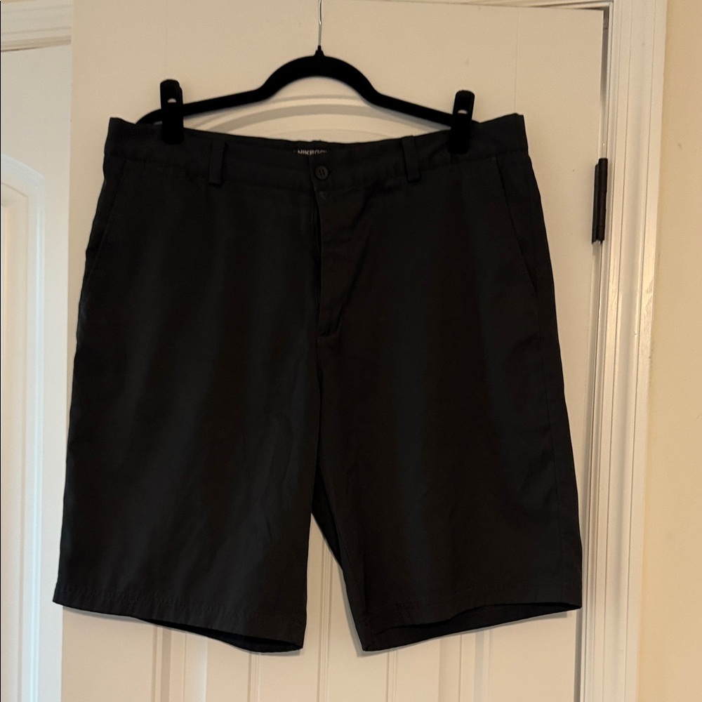 Nike Men's Dark Gray Flat Front Shorts